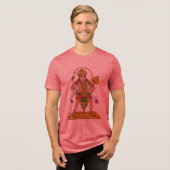 ハヌマン様Tシャツ トライブレンドTシャツ (正面全面)