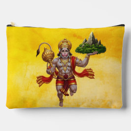 ハヌマン飛んでいるロード山 アクセサリーポーチ