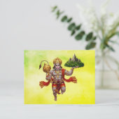 ハヌマン飛んでいるロード山 ポストカード (スタンド正面)