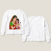ハヌマーン＆アンジャナ・マタ Tシャツ (デザイン 正面＆背面)