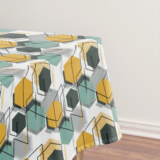 ハネコブ。抽象芸術幾何学的パターン1.1 テーブルクロス (インサイチュ)
