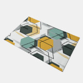 ハネコブ。抽象芸術幾何学的パターン1.1 ドアマット (アングル)