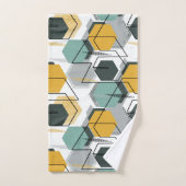 ハネコブ。抽象芸術幾何学的パターン1.1 バスタオルセット (ハンドタオル)