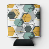ハネコブ。抽象芸術幾何学的パターン1.1 缶クーラー (裏面)