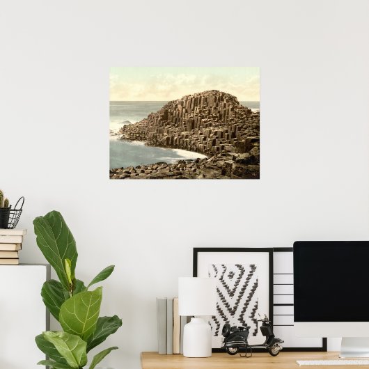 ハネコムズ、ジャイアントカーズウェイ、カントリー・アントリム ポスター (ホームオフィス)