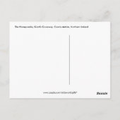 ハネコムズ、ジャイアントカーズウェイ、カントリー・アントリム ポストカード (裏面)