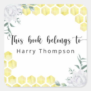 ハネコーム – この本は次のものだ スクエアシール