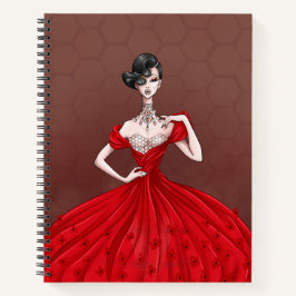 ハネコーム（赤/黄色）スパイラルノートブック ノートブック