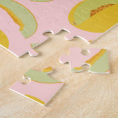 ハネデューメロンフルーツパターン ジグソーパズル (側面)