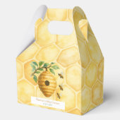 ハネビハイブ赤ちゃんシャワー フェイバーボックス (裏面)