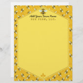 ハネビハニカムのまわりにファームアパート紙 (正面/裏面)