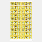 ハネビハニカムアピールビービジネスハニージャー ラベル (シート)