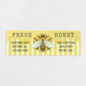 ハネビハニカムアピールビービジネスハニージャー ラベル (デザイン1)