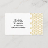 ハネビハニー製品サンプル 名刺 (裏面)