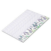 ハネビラベンダーハーブフラワーライン ノートパッド (アングル)