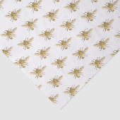 ハネビーがフライト中の白 薄葉紙 (詳細)