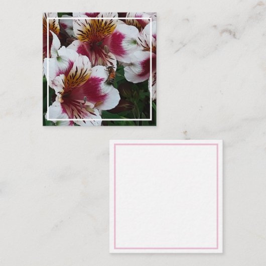 ハネビーとアルストロメリアスのエンクロージャカード エンクロージャーカード (正面/裏面)