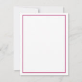 ハネビーとアルストロメリアスのエンクロージャカード 出欠カード (裏面)