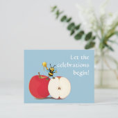 ハネビーアップルロシュハシャナ ポストカード (スタンド正面)