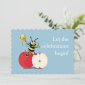 ハネビーアップルロシュハシャナ 招待状 (スタンド正面)