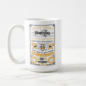 ハネビーアドバイス コーヒーマグカップ (左)