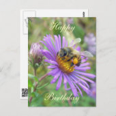 ハネビーオンアスター誕生日コーディネート用品 ポストカード (正面/裏面)