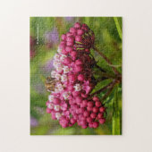 ハネビーオンナローリーフミルクウィード ジグソーパズル (縦)