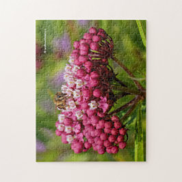 ハネビーオンナローリーフミルクウィード ジグソーパズル