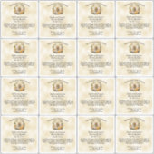 ハネビーオンパーチメントのリップバーム管ラベル シール (正面)