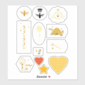 ハネビーカスタムカットのビニールのシール シール (シート)