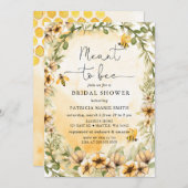 ハネビーフローラブライダルシャワー 招待状 (正面/裏面)
