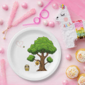 ハネビーベビーシャワー紙プレート ペーパープレート (パーティー)