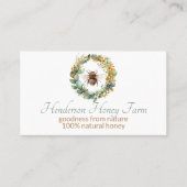 ハネビーリース事業 名刺 (正面)