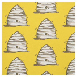 ハネビーヴィンテージスケップビーハイブイエロー ファブリック