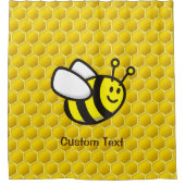 ハネビー漫画 シャワーカーテン (正面)