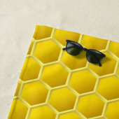 ハネビー漫画 ビーチタオル (インサイチュ)