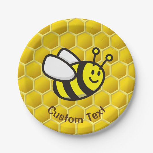 ハネビー漫画 ペーパープレート (正面)