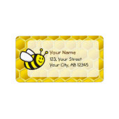 ハネビー漫画 ラベル (正面)