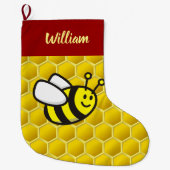 ハネビー漫画 ラージクリスマスストッキング (正面)