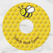 ハネビー漫画 ワイングラスタグ (裏面)