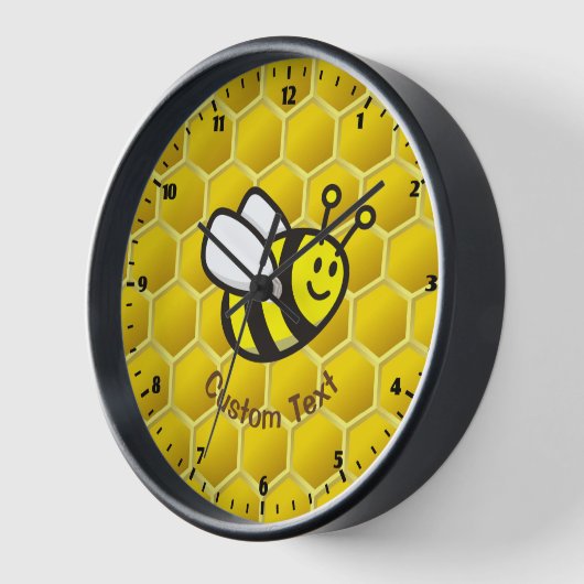 ハネビー漫画 壁時計 (傾斜)