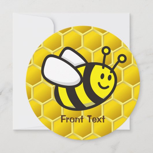 ハネビー漫画 招待状 (正面)