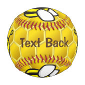 ハネビー漫画 野球ボール (裏面)