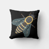 ハネビー独身の（黒） – 枕 (正面)