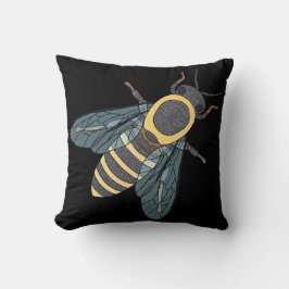 ハネビー独身の（黒） – 枕