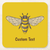 ハネビー スクエアペーパーコースター (正面)