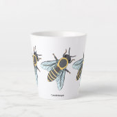 ハネビー(小) -ラテマグカップ カフェラテマグ (正面)