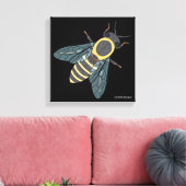 ハネビー（黒） – キャンバス (インサイチュ (リビング))