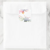 ハネビ数々ののカラマツ スクエアシール (バッグ)