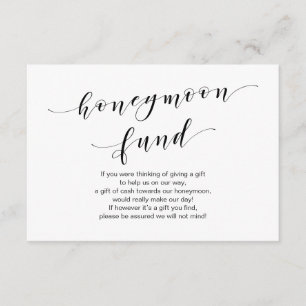 ハネムモダンーン·ファ結婚ンド·ウィッシュ エンクロージャーカード